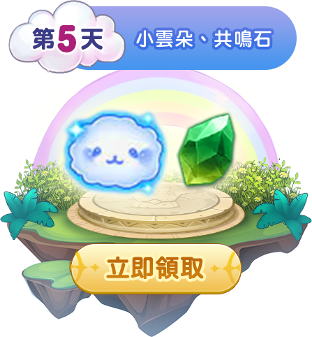 第五天簽到獎勵